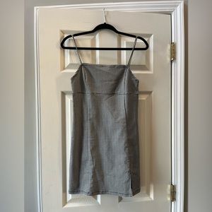 Garage Dress- Houndstooth print